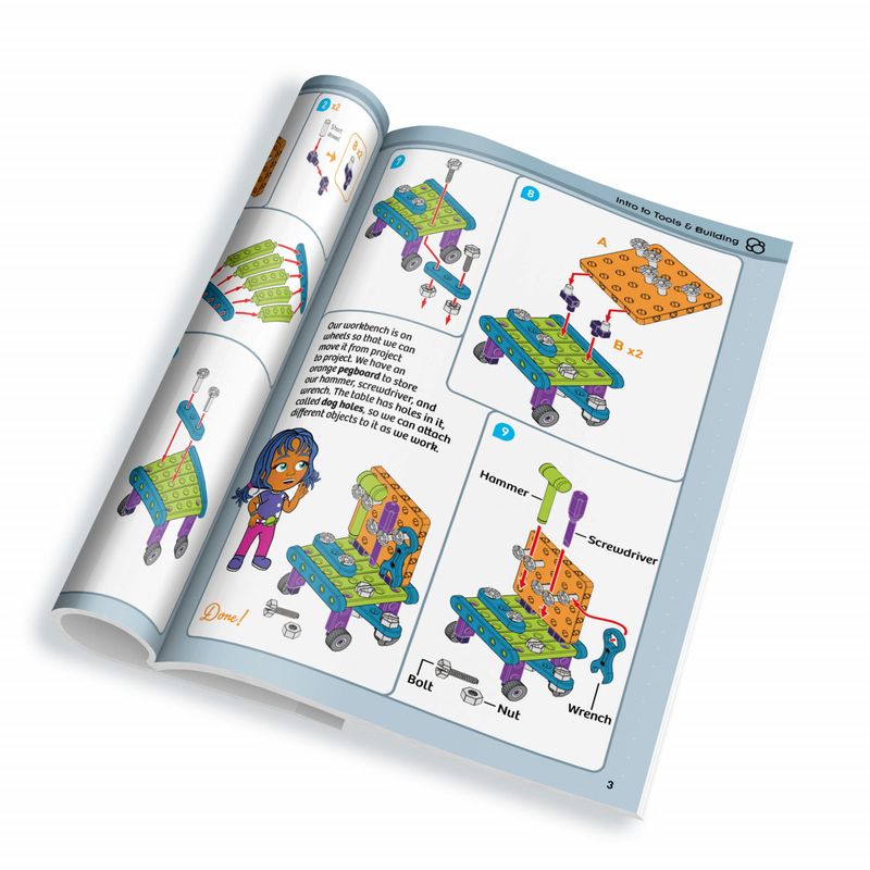 Jucarii, Copii si Bebe - Jucarii si jocuri - Jucarii & jocuri educative - Jocuri si jucarii educative - Kit STEM Primii pasi Unelte si constructii, Thames & Kosmos - Infinity.ro