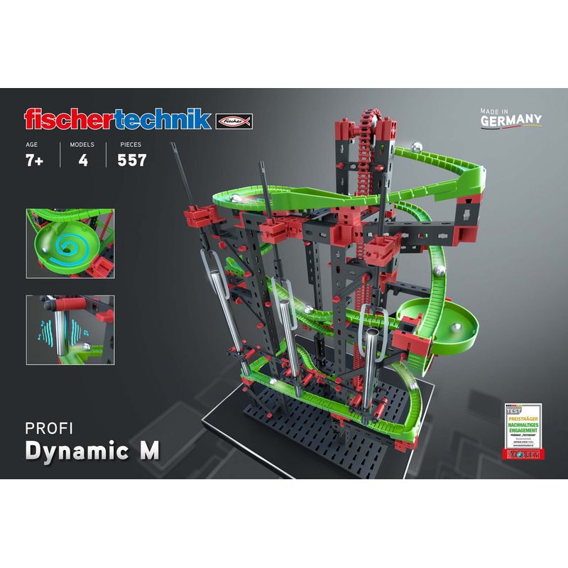 Jucarii, Copii si Bebe - Jucarii si jocuri - Jucarii & jocuri educative - Jocuri si jucarii educative - Kit STEM Dynamic M, Fischertechnik - Infinity.ro