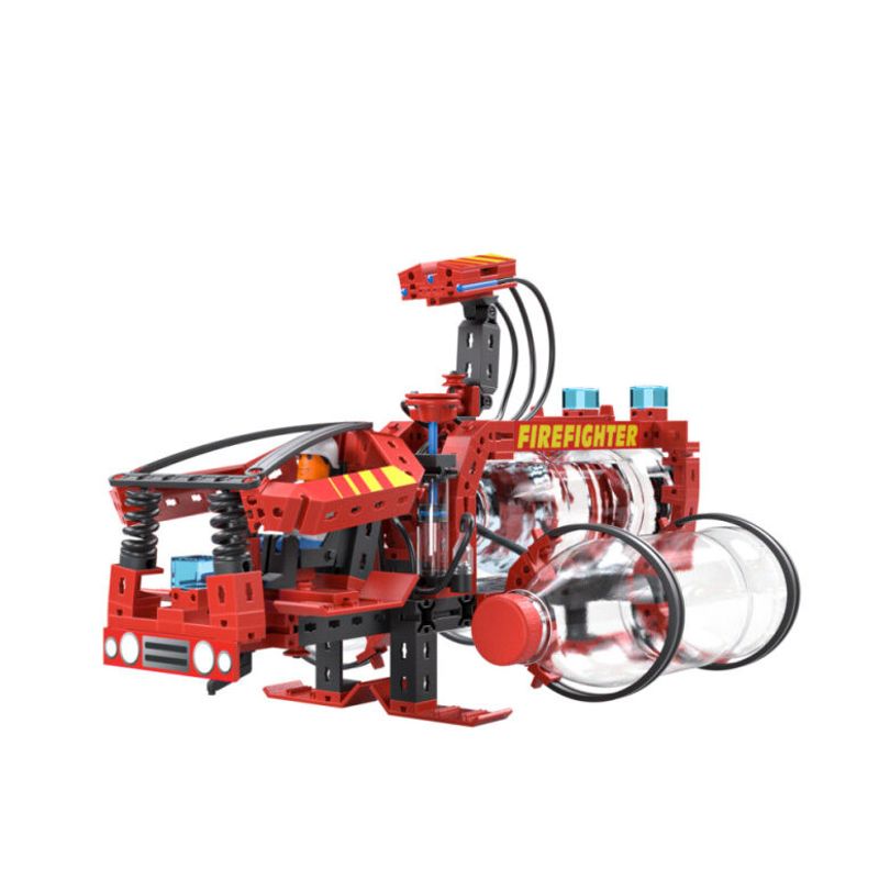 Jucarii, Copii si Bebe - Jucarii si jocuri - Jucarii & jocuri educative - Jocuri si jucarii educative - Kit STEM Masina de pompieri, Fischertechnik - Infinity.ro