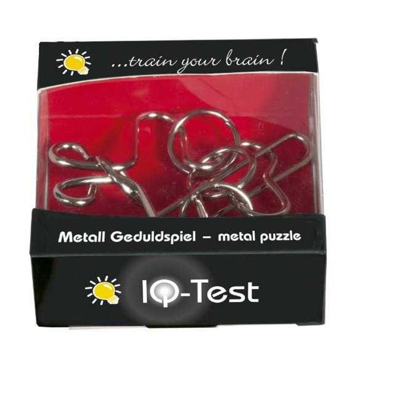 Jucarii, Copii si Bebe - Jucarii si jocuri - Jucarii & jocuri educative - Jocuri de memorie si inteligenta - Joc logic IQ puzzle metalic 4*, Fridolin - Infinity.ro