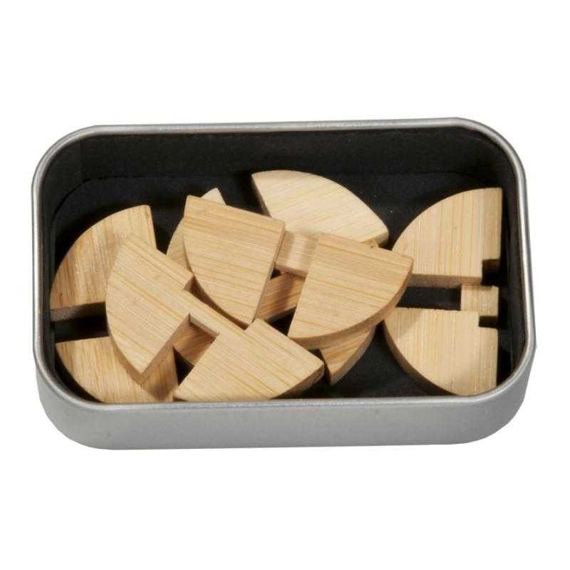 Jucarii, Copii si Bebe - Jucarii si jocuri - Jucarii & jocuri educative - Jocuri de memorie si inteligenta - Joc logic IQ 3D Puzzles in cutie metalica-3, Fridolin - Infinity.ro