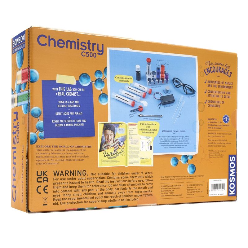 Jucarii, Copii si Bebe - Jucarii si jocuri - Jucarii & jocuri educative - Jocuri si jucarii educative - Kit STEM Experiente chimice si electrochimice, Thames & Kosmos - Infinity.ro