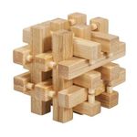 Jucarii, Copii si Bebe - Jucarii si jocuri - Jucarii & jocuri educative - Jocuri de memorie si inteligenta - Joc logic IQ 3D Puzzle in cutie metalica-2, Fridolin - Infinity.ro