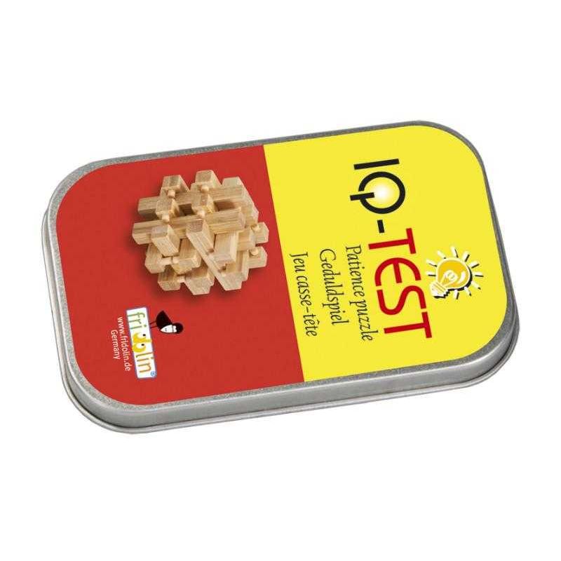 Jucarii, Copii si Bebe - Jucarii si jocuri - Jucarii & jocuri educative - Jocuri de memorie si inteligenta - Joc logic IQ 3D Puzzle in cutie metalica-2, Fridolin - Infinity.ro