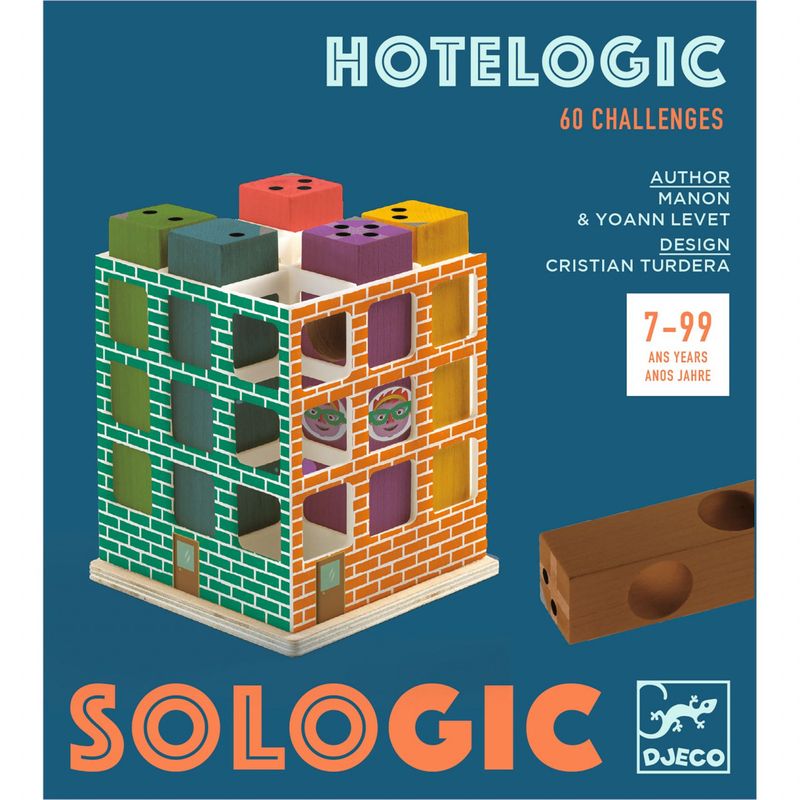 Jucarii, Copii si Bebe - Jucarii si jocuri - Jucarii & jocuri educative - Jocuri de memorie si inteligenta - Joc de logica Hotelogic, Djeco - Infinity.ro