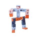 Jucarii, Copii si Bebe - Jucarii si jocuri - Jucarii & jocuri educative - Jocuri de memorie si inteligenta - Joc logic IQ 3D puzzle Baiat albastru, Fridolin - Infinity.ro