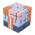 Jucarii, Copii si Bebe - Jucarii si jocuri - Jucarii & jocuri educative - Jocuri de memorie si inteligenta - Joc logic IQ 3D puzzle Baiat albastru, Fridolin - Infinity.ro