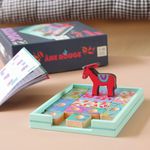 Jucarii, Copii si Bebe - Jucarii si jocuri - Jucarii & jocuri educative - Jocuri de memorie si inteligenta - Joc de logica Magarul rosu, Djeco - Infinity.ro