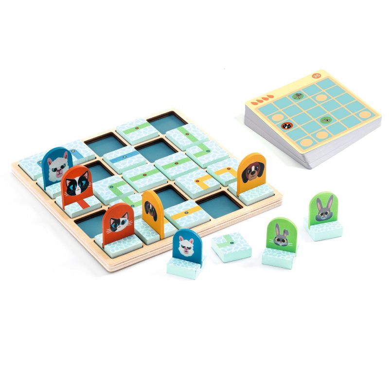 Jucarii, Copii si Bebe - Jucarii si jocuri - Jucarii & jocuri educative - Jocuri de memorie si inteligenta - Joc de logica Path Path Logic, Djeco - Infinity.ro