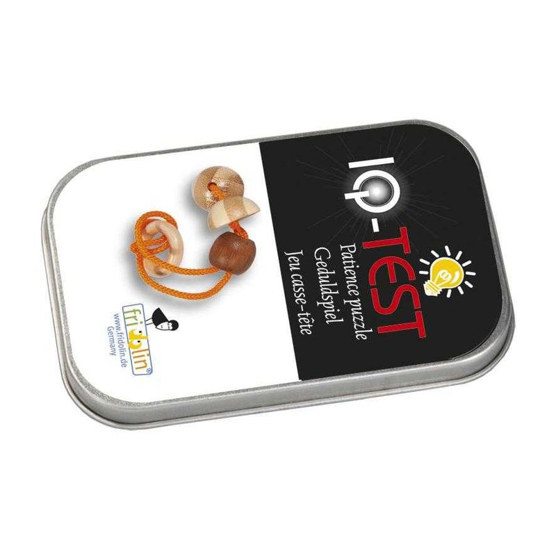 Jucarii, Copii si Bebe - Jucarii si jocuri - Jucarii & jocuri educative - Jocuri de memorie si inteligenta - Joc logic IQ puzzle cu snur Elibereaza inelul-3, Fridolin - Infinity.ro