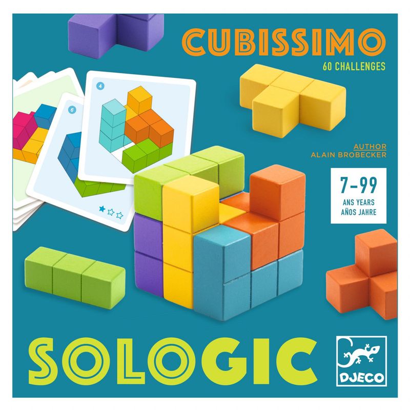 Jucarii, Copii si Bebe - Jucarii si jocuri - Jucarii & jocuri educative - Jocuri de memorie si inteligenta - Joc de logica Cubissimo, Djeco - Infinity.ro