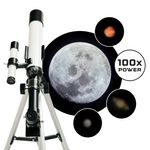 Jucarii, Copii si Bebe - Jucarii si jocuri - Jucarii & jocuri educative - Jocuri si jucarii educative - Kit STEM Telescop 100x, Thames & Kosmos - Infinity.ro