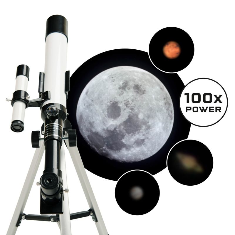 Jucarii, Copii si Bebe - Jucarii si jocuri - Jucarii & jocuri educative - Jocuri si jucarii educative - Kit STEM Telescop 100x, Thames & Kosmos - Infinity.ro