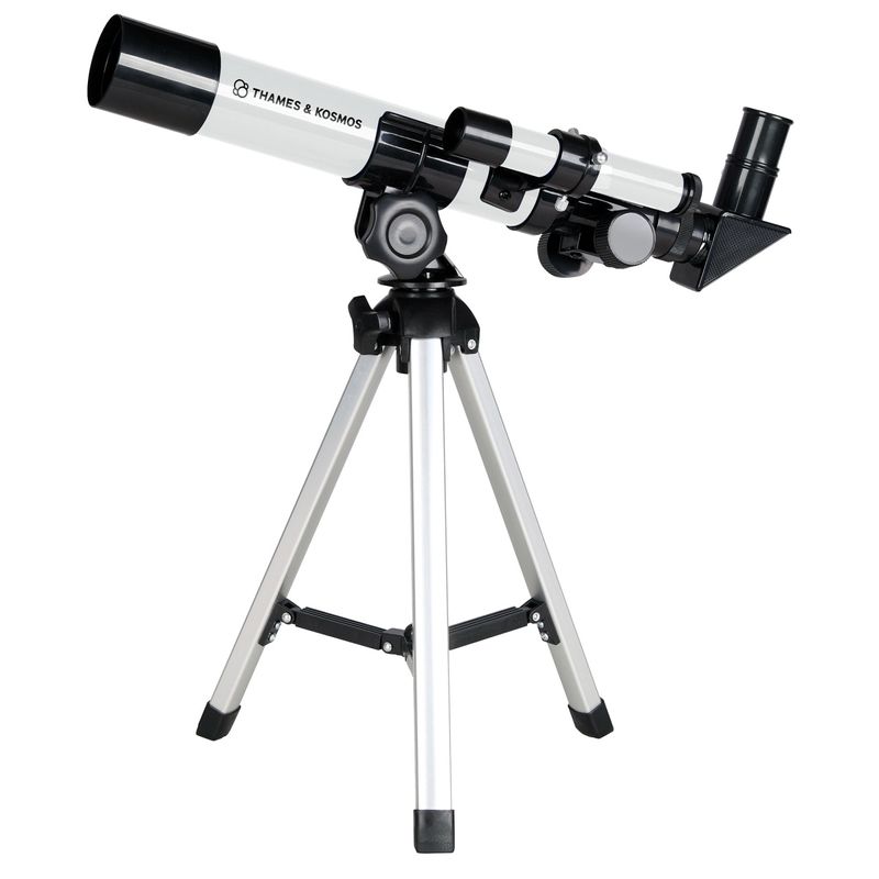 Jucarii, Copii si Bebe - Jucarii si jocuri - Jucarii & jocuri educative - Jocuri si jucarii educative - Kit STEM Telescop 100x, Thames & Kosmos - Infinity.ro