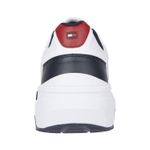 Fashion, accesorii si bijuterii - Barbati - Incaltaminte barbati - Sneakers si tenisi barbati - Pantofi sport Tommy Hilfiger Zapatillas Tech Runner Mix FM0FM04075, 43 EU, Alb - Infinity.ro