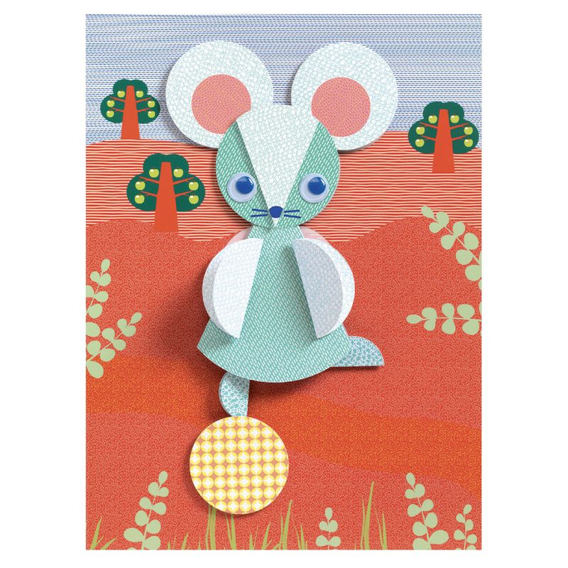 Jucarii, Copii si Bebe - Jucarii si jocuri - Jucarii & jocuri educative - Seturi de artizanat - Atelier creativ Cercuri si cerculete de lipit, Djeco - Infinity.ro