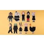 Jucarii, Copii si Bebe - Jucarii si jocuri - Jucarii & jocuri educative - Seturi de artizanat - Joc creativ de razuit Animale prietenoase, Londji - Infinity.ro
