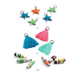 Jucarii, Copii si Bebe - Jucarii si jocuri - Jucarii & jocuri educative - Seturi de artizanat - Joc creativ DIY bratari Pop si colorat, Djeco - Infinity.ro