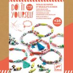 Jucarii, Copii si Bebe - Jucarii si jocuri - Jucarii & jocuri educative - Seturi de artizanat - Joc creativ DIY bratari Pop si colorat, Djeco - Infinity.ro