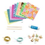 Jucarii, Copii si Bebe - Jucarii si jocuri - Jucarii & jocuri educative - Seturi de artizanat - Joc creativ DIY bratari Elegant si auriu, Djeco - Infinity.ro