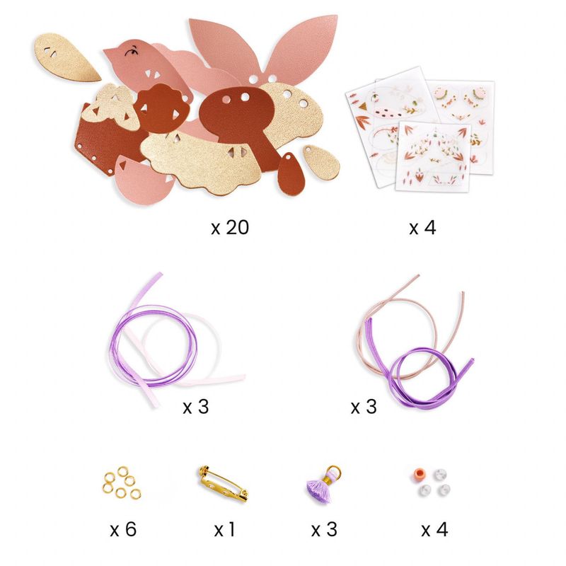 Jucarii, Copii si Bebe - Jucarii si jocuri - Jucarii & jocuri educative - Seturi de artizanat - Joc creativ DIY Bijuterii Miss Rosefinch, Djeco - Infinity.ro