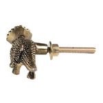 Casa si Gradina - Mobilier - Feronerie si accesorii mobila - Set 4 butoni mobilier metal auriu Dinozaur 8x3x3 cm - Infinity.ro