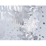 Casa si Gradina - Decoratiuni - Decoratiuni de sezon - Set 2 ornamente din plastic transparent model Fulg 5x26 cm - Infinity.ro