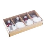 Casa si Gradina - Decoratiuni - Decoratiuni de sezon - Set 4 ornamente Om de Zapada 23x11x5 cm - Infinity.ro