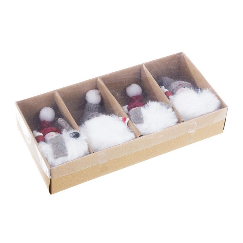 Casa si Gradina - Decoratiuni - Decoratiuni de sezon - Set 4 ornamente Om de Zapada 23x11x5 cm - Infinity.ro