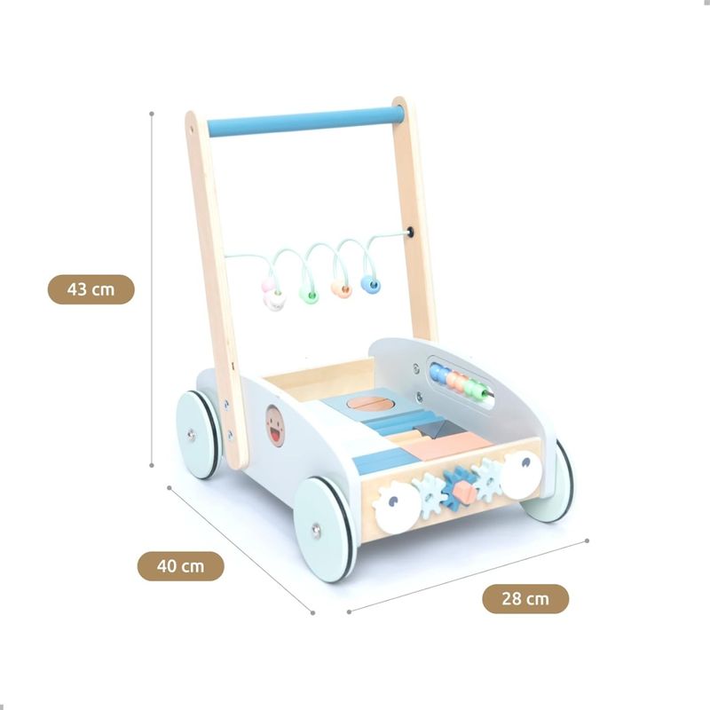 Jucarii, Copii si Bebe - Carucioare si articole de transport - Premergatoare - Premergator albastru 5 in 1, UMU Toys - Infinity.ro