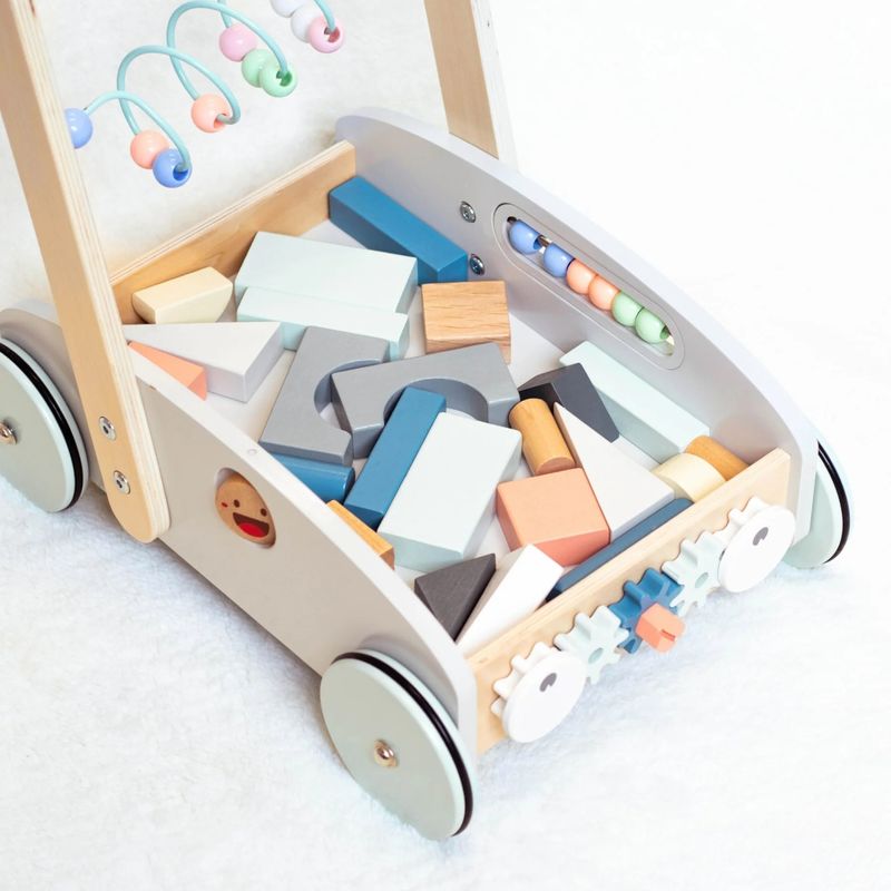 Jucarii, Copii si Bebe - Carucioare si articole de transport - Premergatoare - Premergator albastru 5 in 1, UMU Toys - Infinity.ro