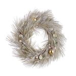 Casa si Gradina - Decoratiuni - Decoratiuni de sezon - Coronita Craciun auriu 40 cm - Infinity.ro