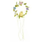 Casa si Gradina - Decoratiuni - Decoratiuni de sezon - Set 3 coronite decorate cu Puisori si flori 16x43 cm - Infinity.ro