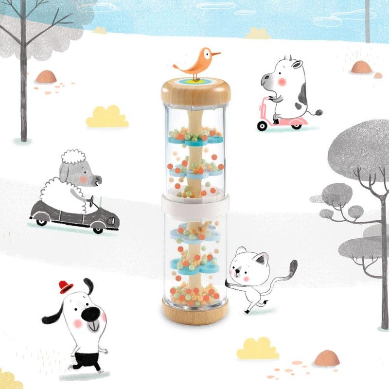 Jucarii, Copii si Bebe - Jucarii si jocuri - Jucarii bebelusi - Jucarii interactive bebelusi - Jucarie bebe Ploaie colorata, Djeco - Infinity.ro