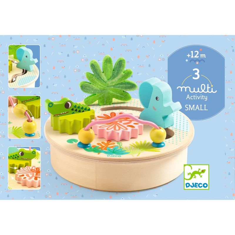 Jucarii, Copii si Bebe - Jucarii si jocuri - Jucarii bebelusi - Jucarii interactive bebelusi - Jucarie bebe Mini centru de activitati MultiSmall, Djeco - Infinity.ro