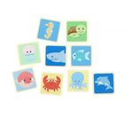 Jucarii, Copii si Bebe - Jucarii si jocuri - Jucarii & jocuri educative - Jocuri de memorie si inteligenta - Joc de memorie din lemn cu vietatiile marii, Orange Tree Toys - Infinity.ro
