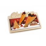 Casa si Gradina - Decoratiuni - Decoratiuni de sezon - Set 2 platouri Craciun 22x17.5 cm - Infinity.ro