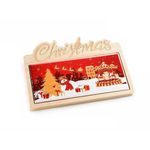 Casa si Gradina - Decoratiuni - Decoratiuni de sezon - Set 2 platouri Craciun 22x17.5 cm - Infinity.ro