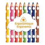 Carti si Birotica - Birotica - Instrumente de scris - Creioane - Creioane colorate pentru bebe, Djeco - Infinity.ro