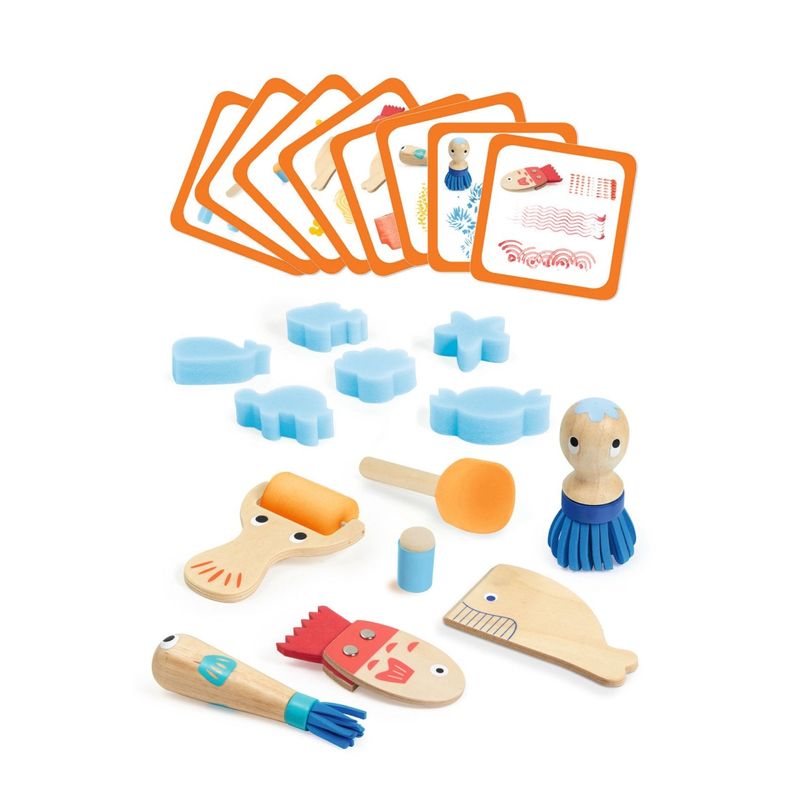 Jucarii, Copii si Bebe - Jucarii si jocuri - Jucarii & jocuri educative - Seturi pictura si desen - Set de instrumente pentru pictura creativa, Djeco - Infinity.ro