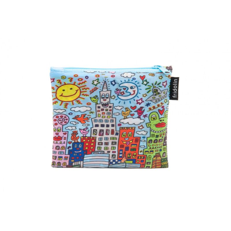 Jucarii, Copii si Bebe - Jucarii si jocuri - Papusi si accesorii - Papusi - Sacosa textil James Rizzi My New York City, Fridolin - Infinity.ro