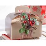 Casa si Gradina - Decoratiuni - Decoratiuni de sezon - Crenguta artificiala cu mar rosu 12 cm - Infinity.ro