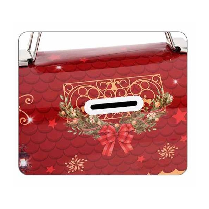 Casa si Gradina - Decoratiuni - Decoratiuni de sezon - Cutie scrisori metal Craciun 17.5x9x17 cm - Infinity.ro