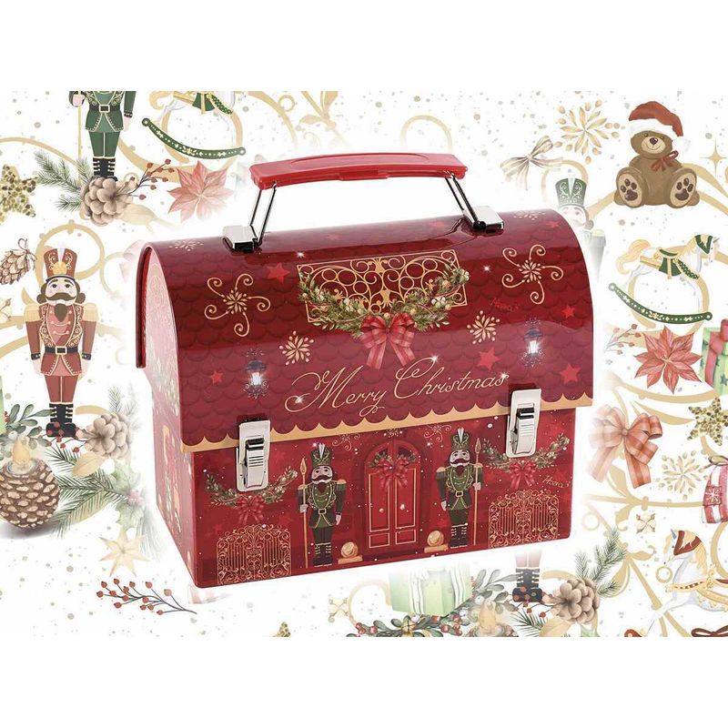 Casa si Gradina - Decoratiuni - Decoratiuni de sezon - Cutie scrisori metal Craciun 17.5x9x17 cm - Infinity.ro
