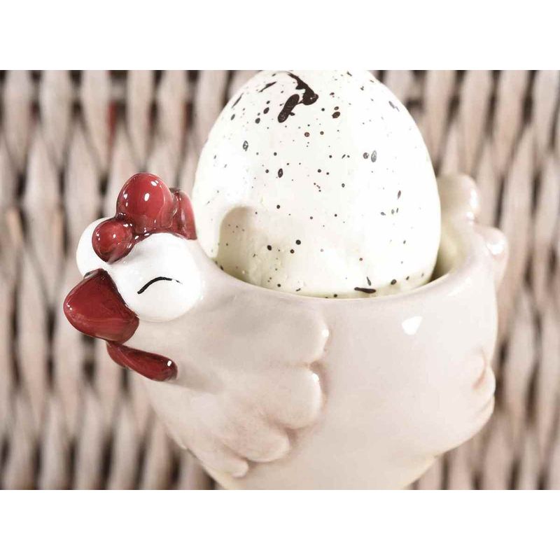 Casa si Gradina - Decoratiuni - Decoratiuni de sezon - Set 2 suporturi oua Paste 7.5x5.5x9 cm - Infinity.ro