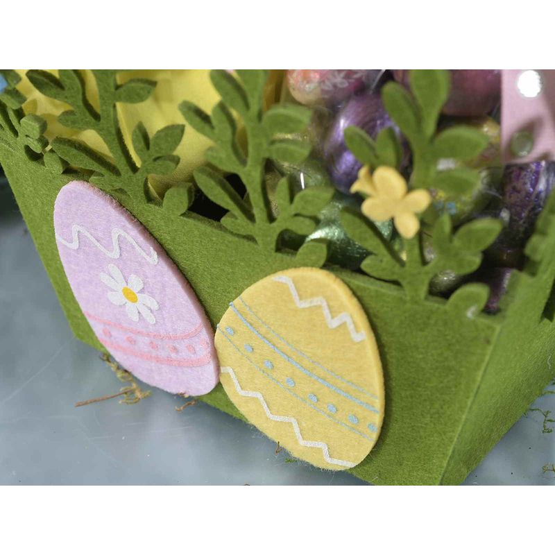 Casa si Gradina - Decoratiuni - Decoratiuni de sezon - Set 2 cosulete din textil model Easter 16x8x26 cm - Infinity.ro