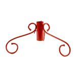 Casa si Gradina - Decoratiuni - Decoratiuni de sezon - Suport brad Craciun fier forjat rosu 40 cm x 28 H - Infinity.ro