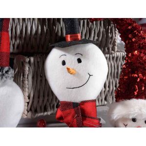 Set 2 ornamente din textil model Oameni de Zapada 10x7x34 cm