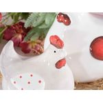 Casa si Gradina - Decoratiuni - Decoratiuni de sezon - Set 2 figurine Gaini ceramica 12x8x14.5 cm, 8.5x6x10 cm - Infinity.ro