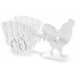 Casa si Gradina - Decoratiuni - Decoratiuni de sezon - Cosulet cu figurina Gaina 23.5x7.5x13 cm - Infinity.ro